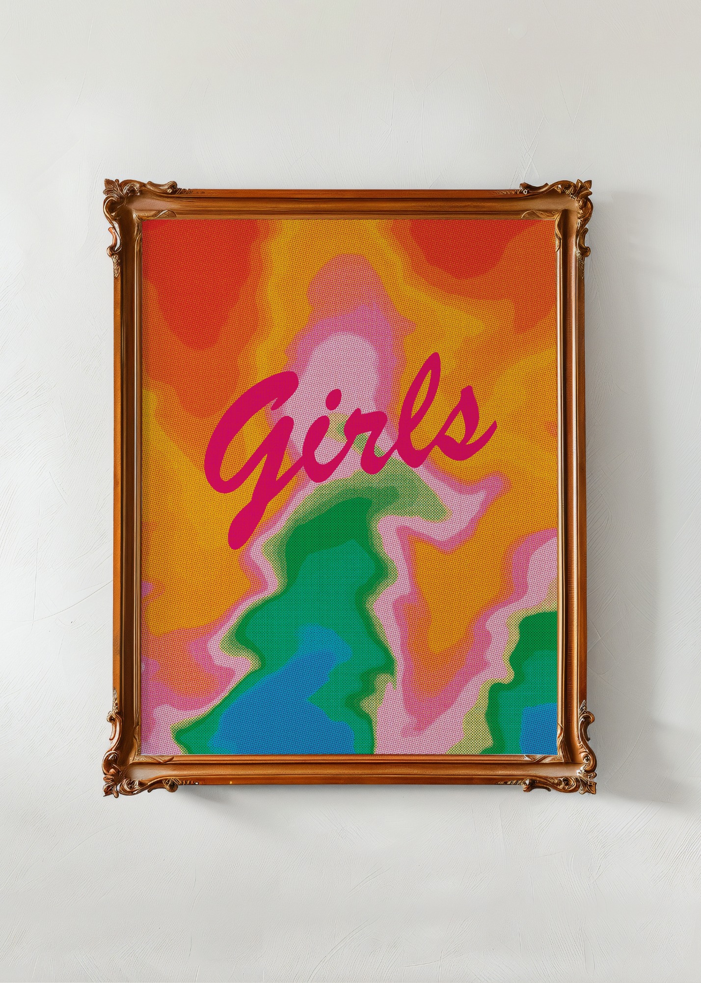 Rainbow Girls— Digital Art Print