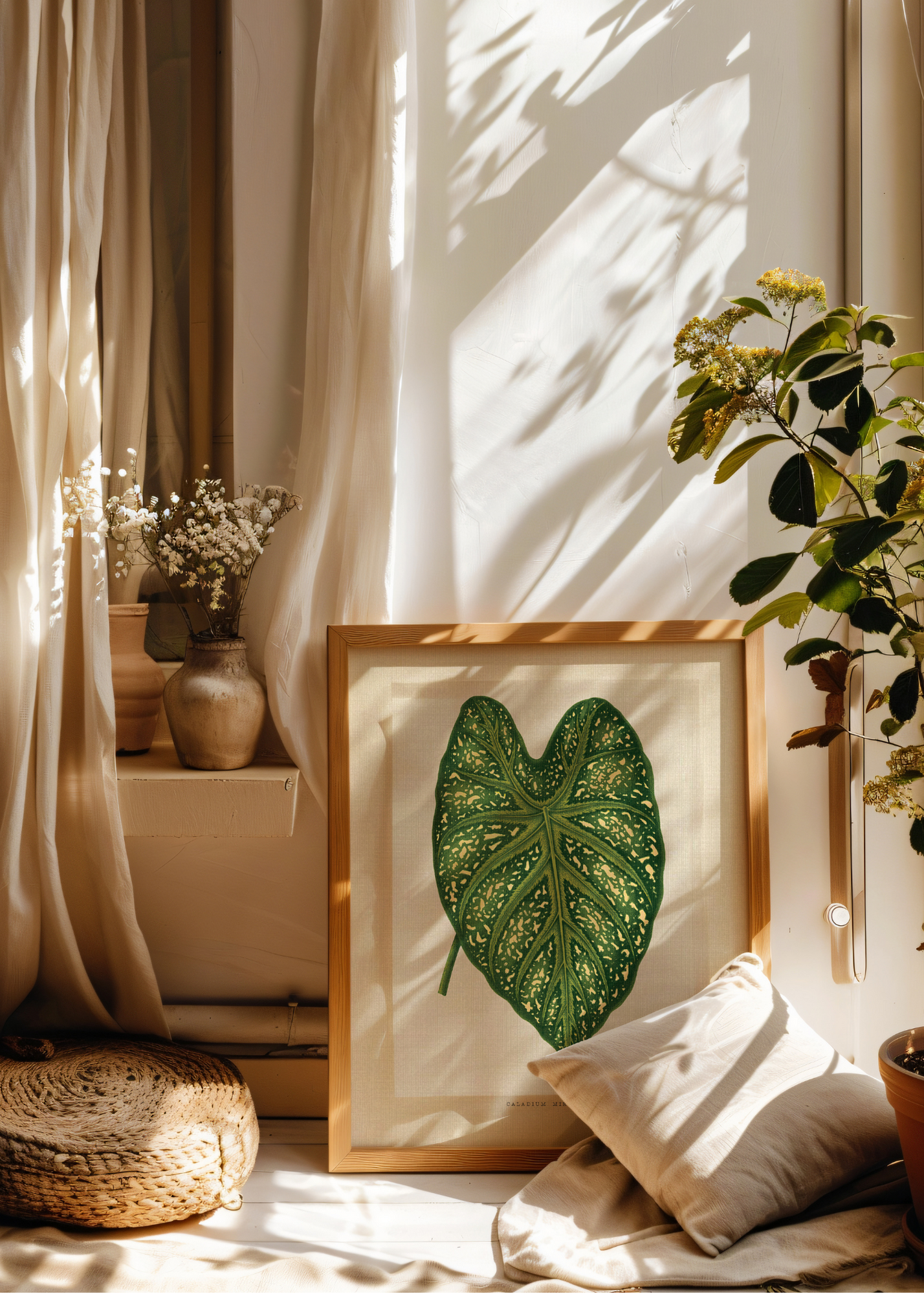 Caladium Mirabile— Digital Art Print
