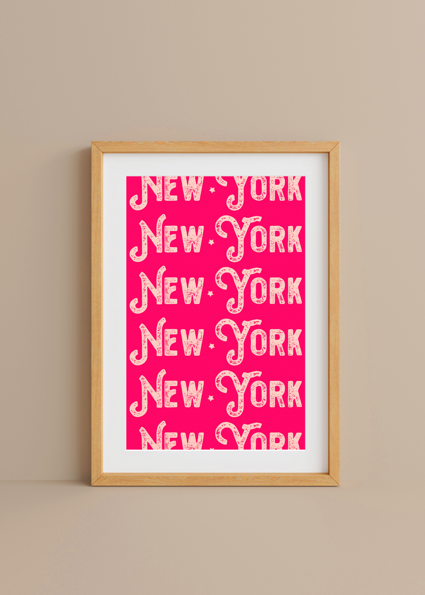 NY— Digital Art Print