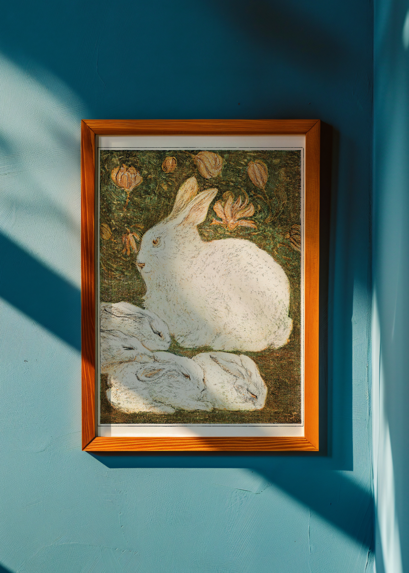Rabbits— Digital Art Print