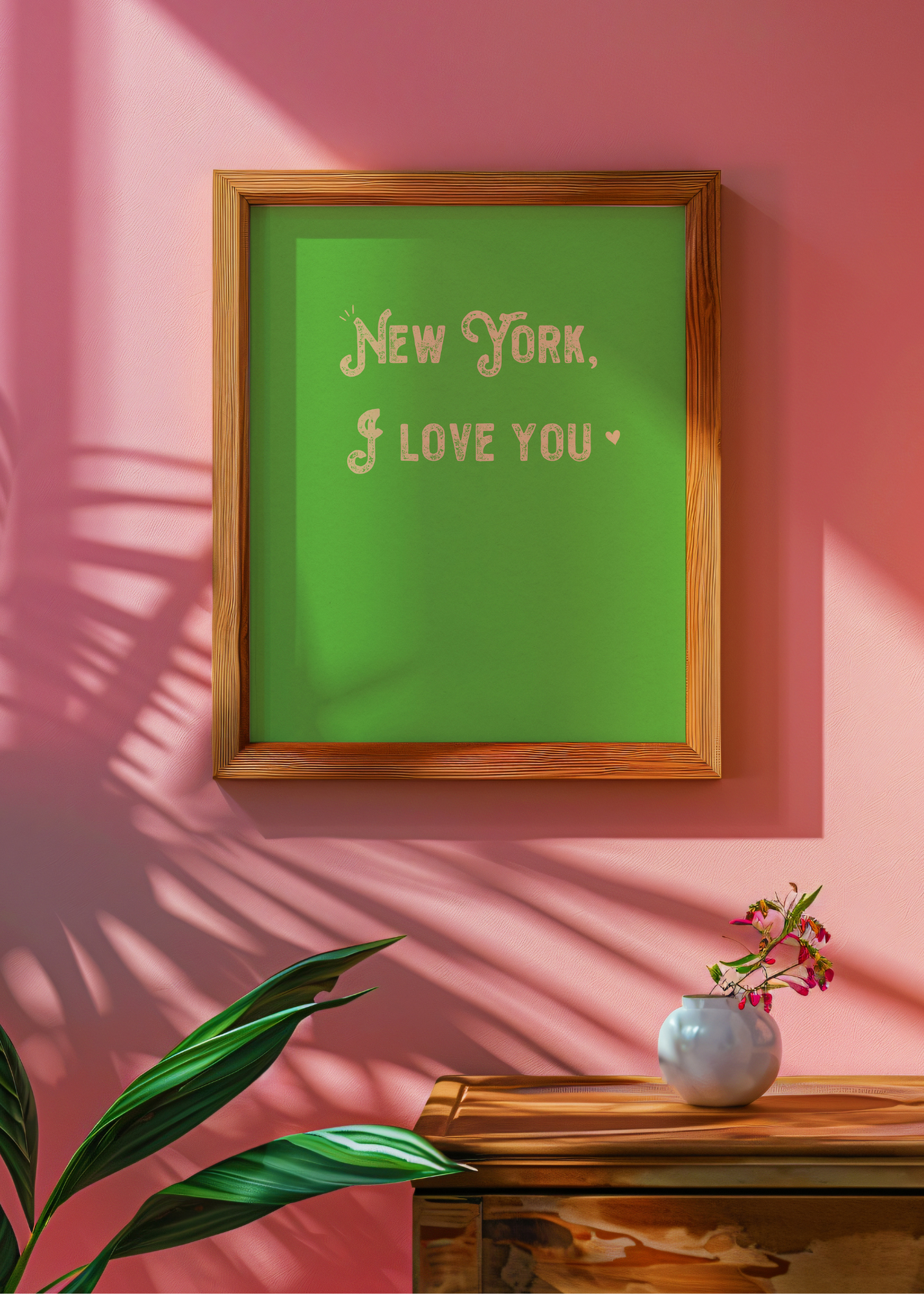 NY I Love You— Digital Art Print