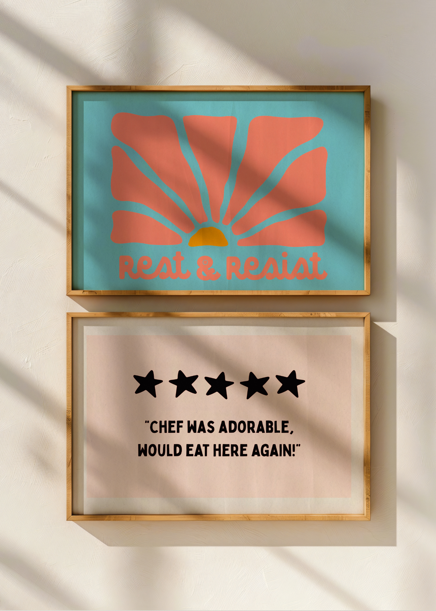 Chef Was Adorable, Light Pink— Digital Art Print