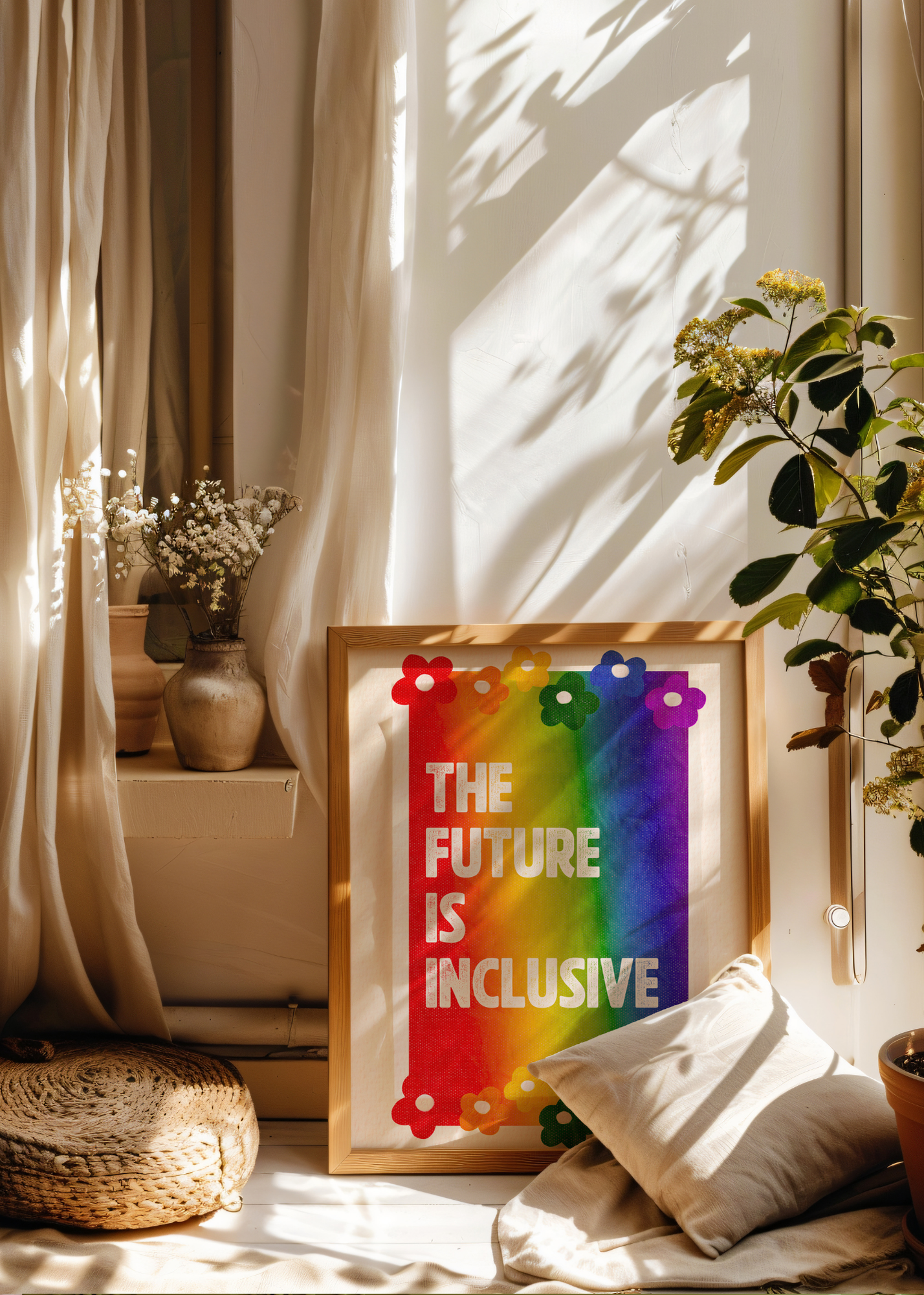 The Future is Inclusive— Digital Art Print