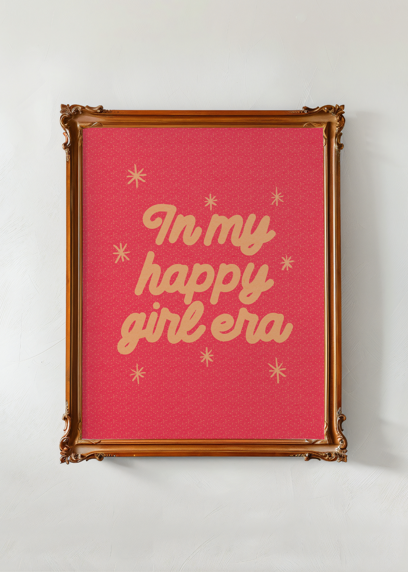 In My Happy Girl Era—Digital Art Print