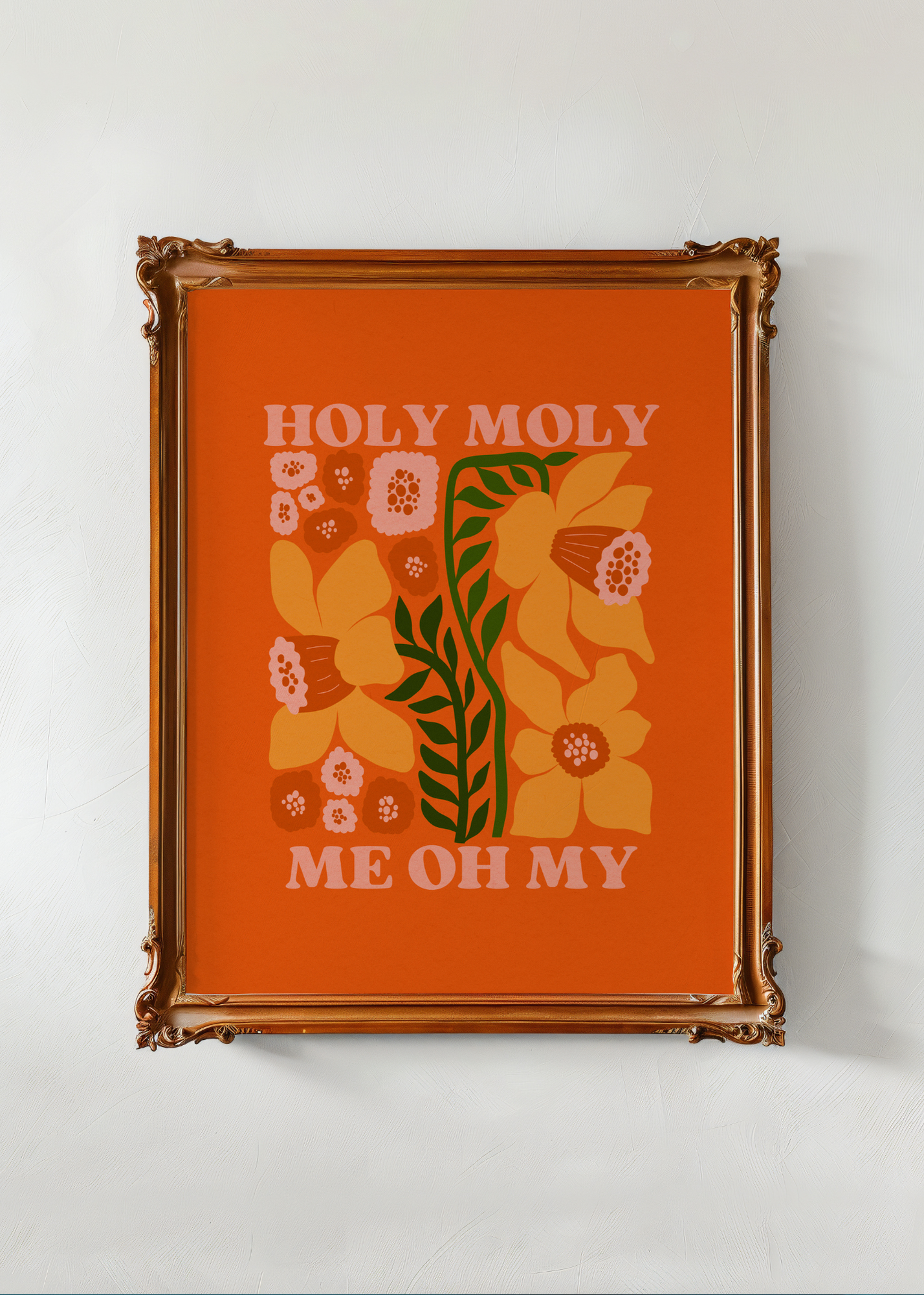 Holy Moly, Orange—Digital Art Print