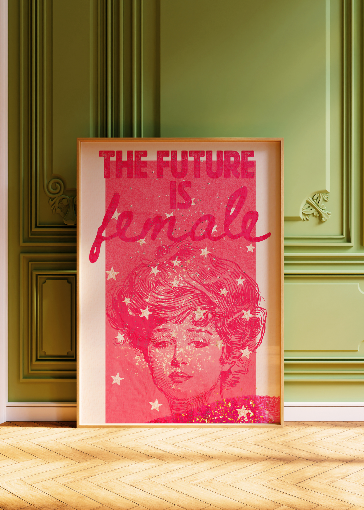 The Future is Female— Digital Art Print