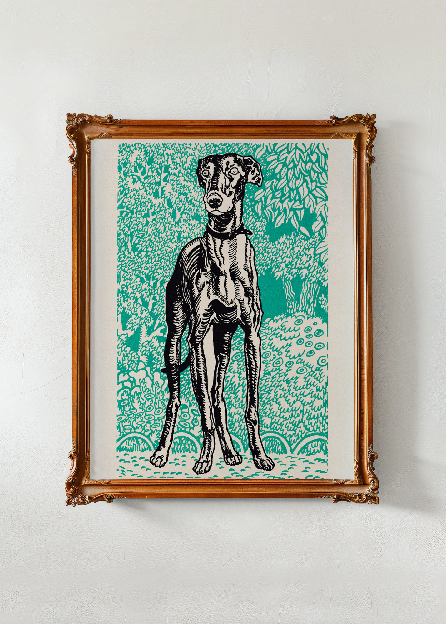 Greyhound— Digital Art Print