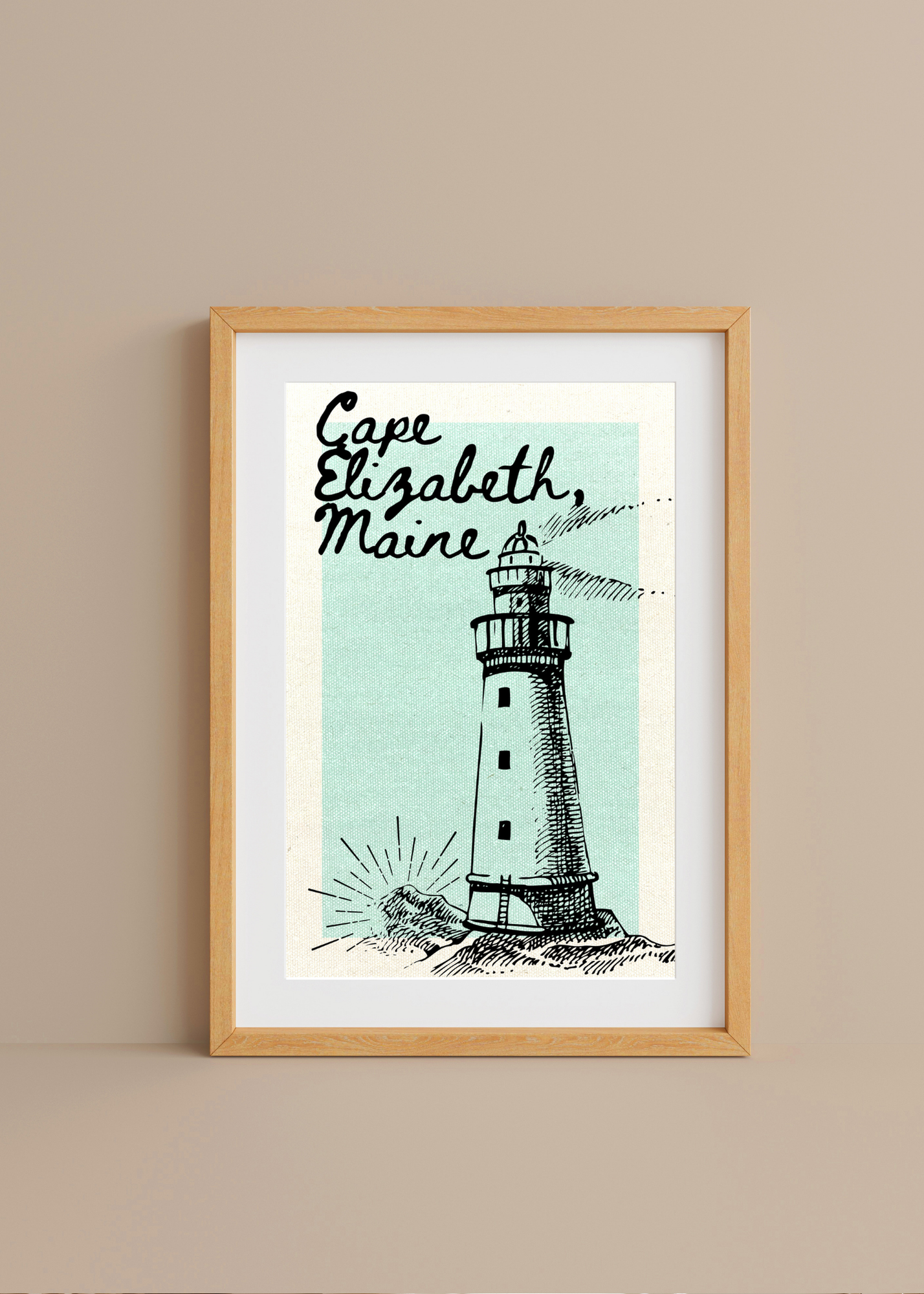 Cape Elizabeth— Digital Art Print