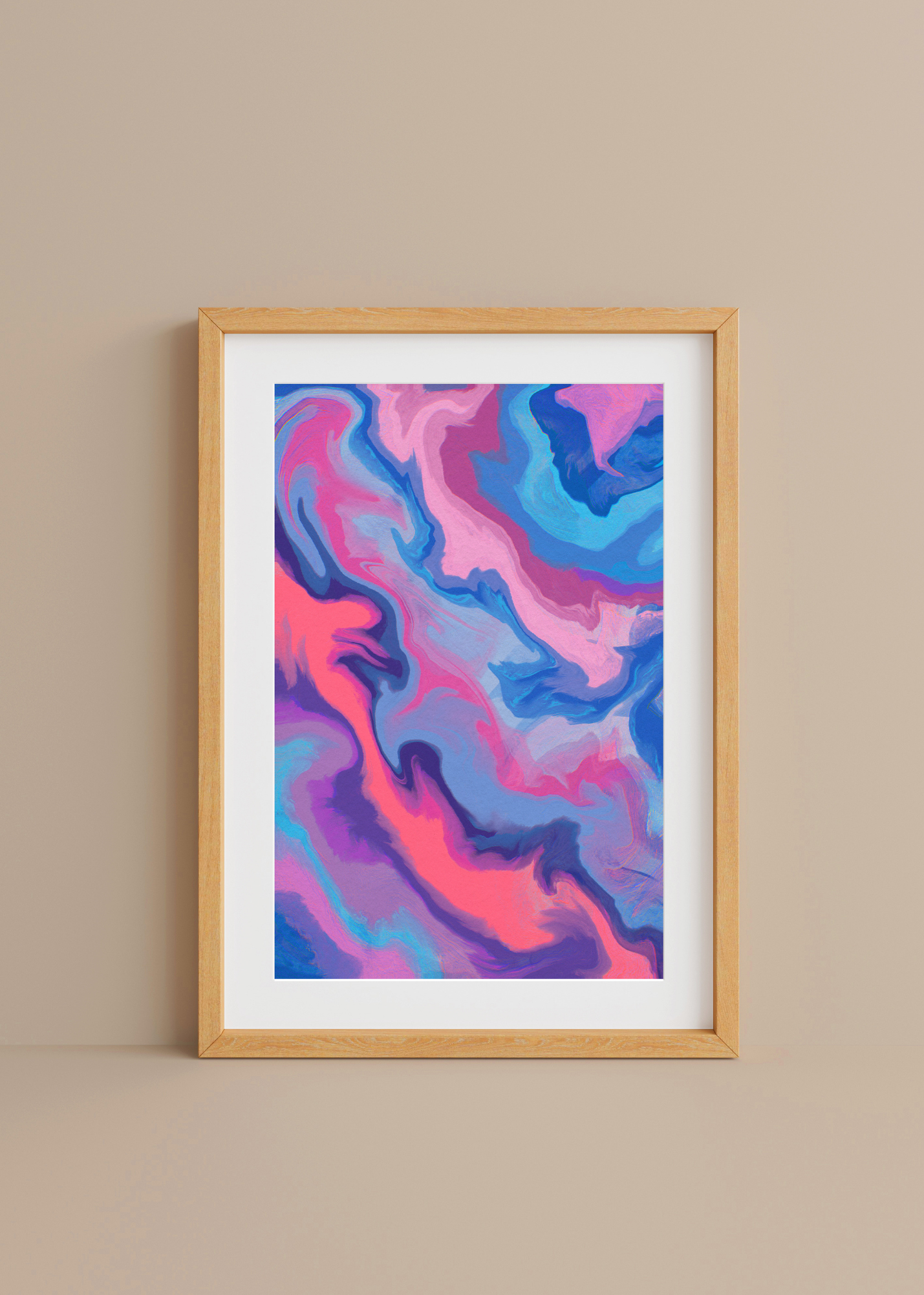 Cotton Candy Haze— Digital Art Print