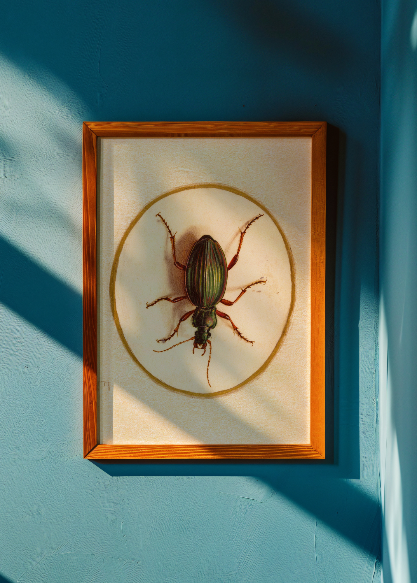Golden Ground Beetle— Digital Art Print