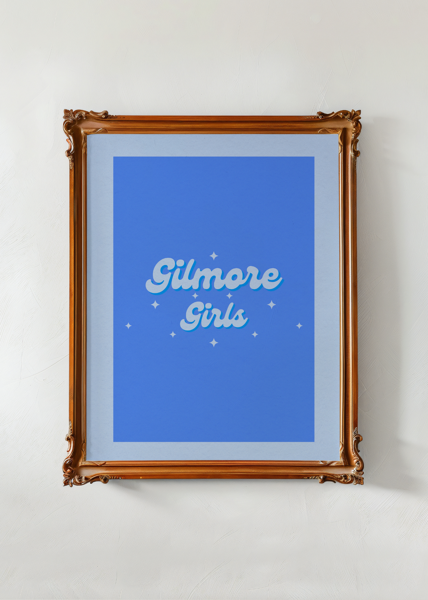 Gilmore Girls, Blue— Digital Art Print