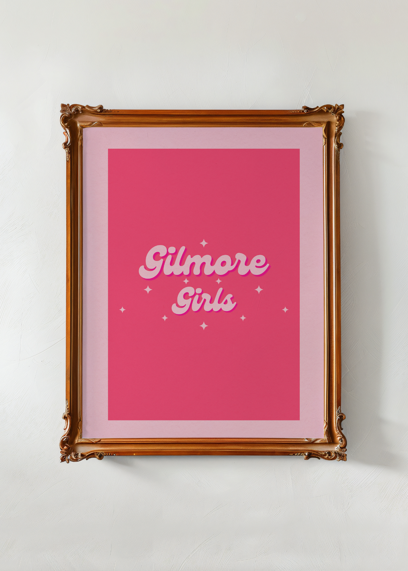 Gilmore Girls, Bright Pink— Digital Art Print