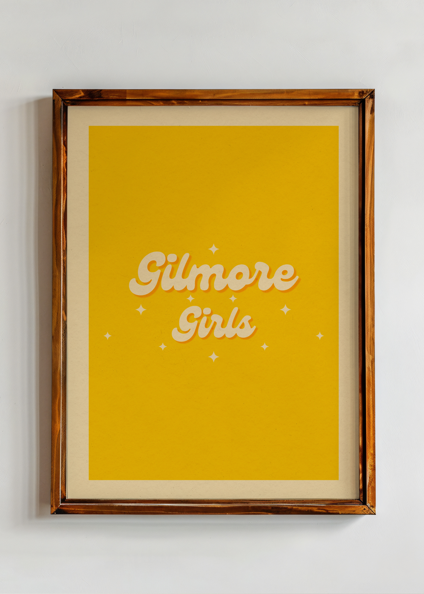 Gilmore Girls, Yellow— Digital Art Print