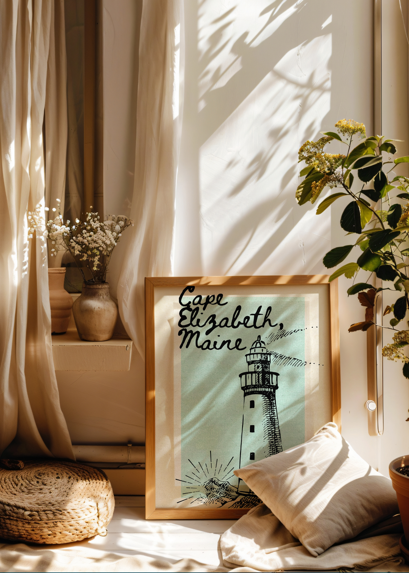 Cape Elizabeth— Digital Art Print