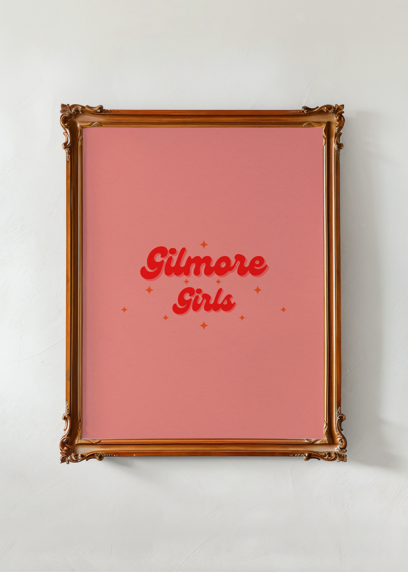 Gilmore Girls, Red— Digital Art Print