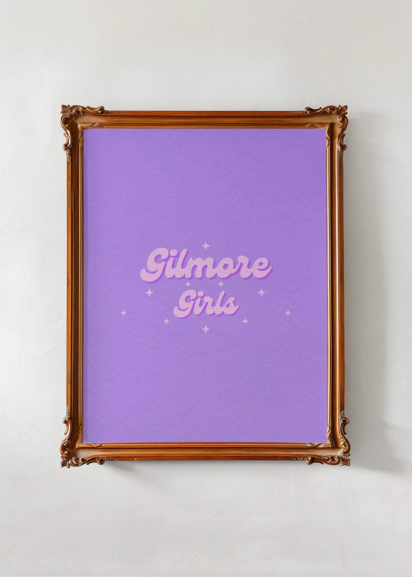 Gilmore Girls, Light Purple— Digital Art Print