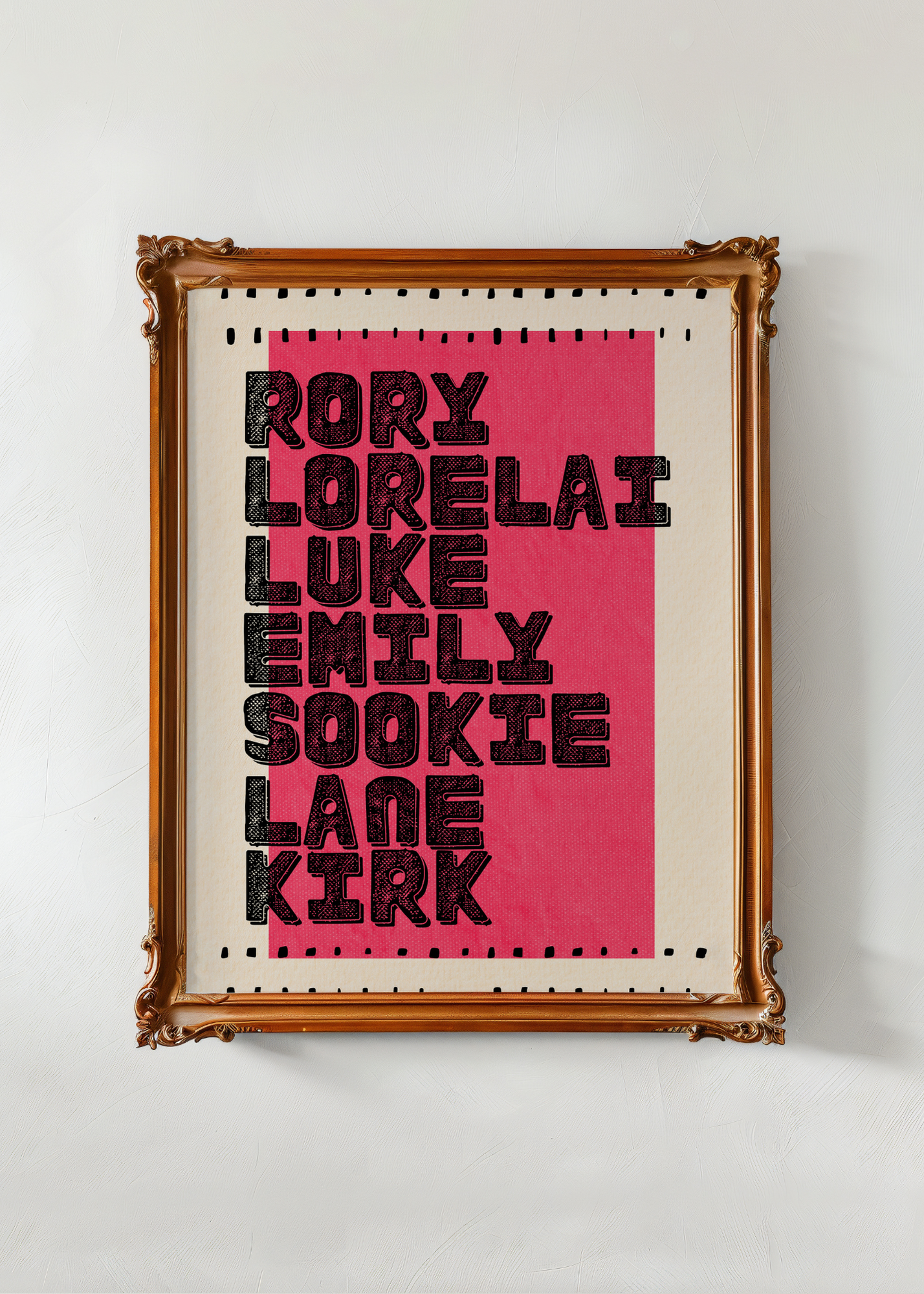 Stars Hollow Cast— Digital Art Print
