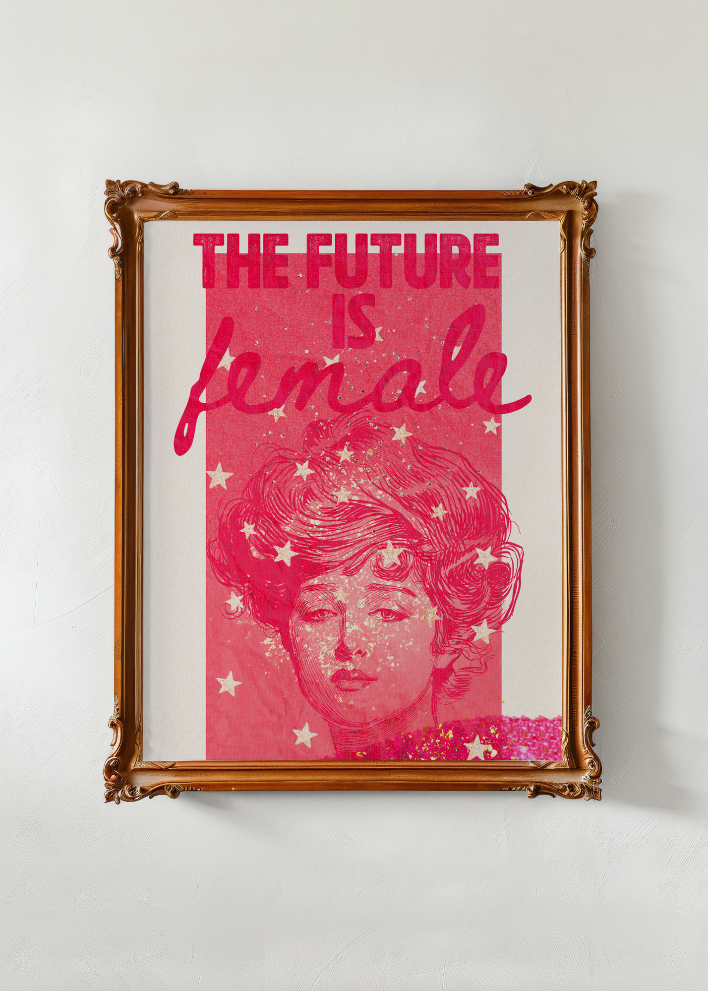 The Future is Female— Digital Art Print