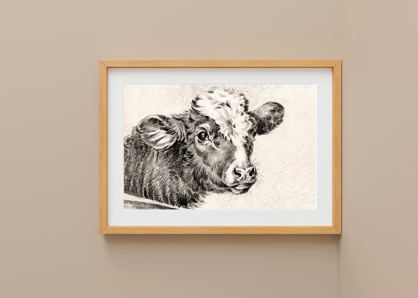 Cow's Head— Digital Art Print