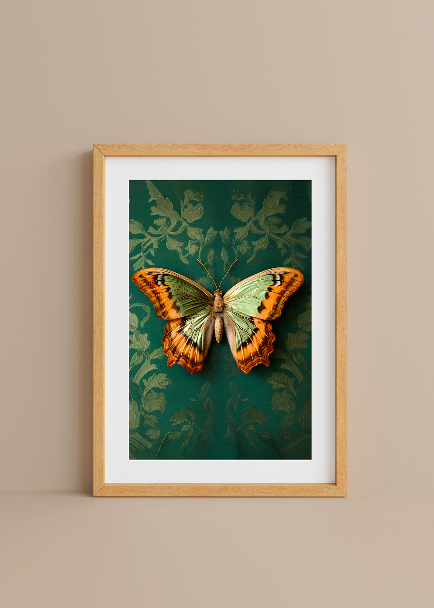 Green Butterfly 2— Digital Art Print