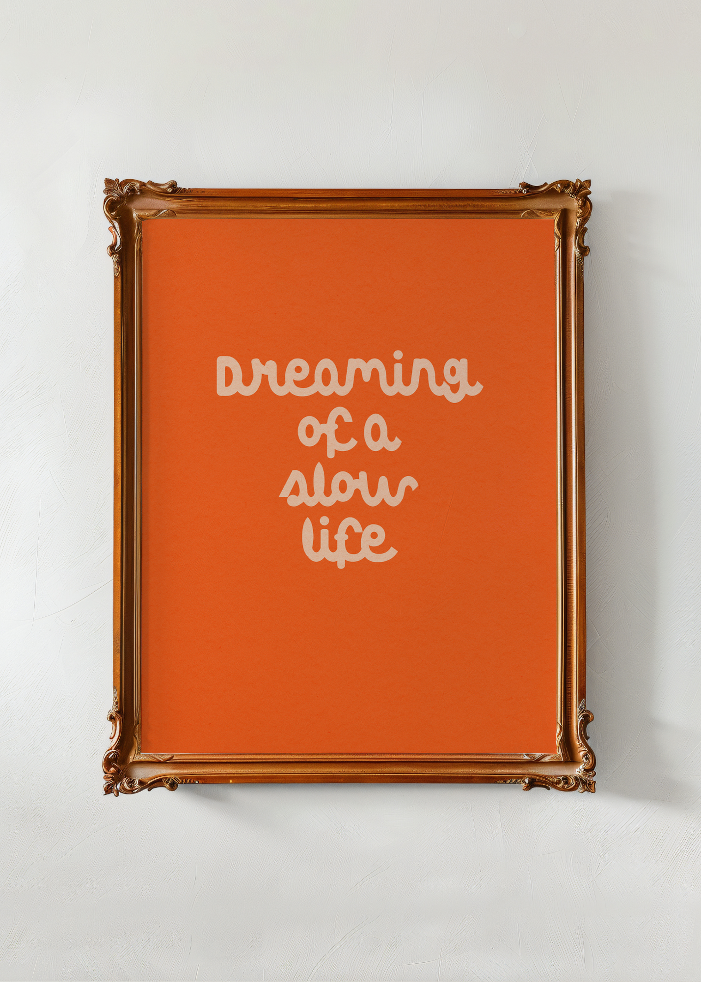 Dreaming of a Slow Life— Digital Art Print