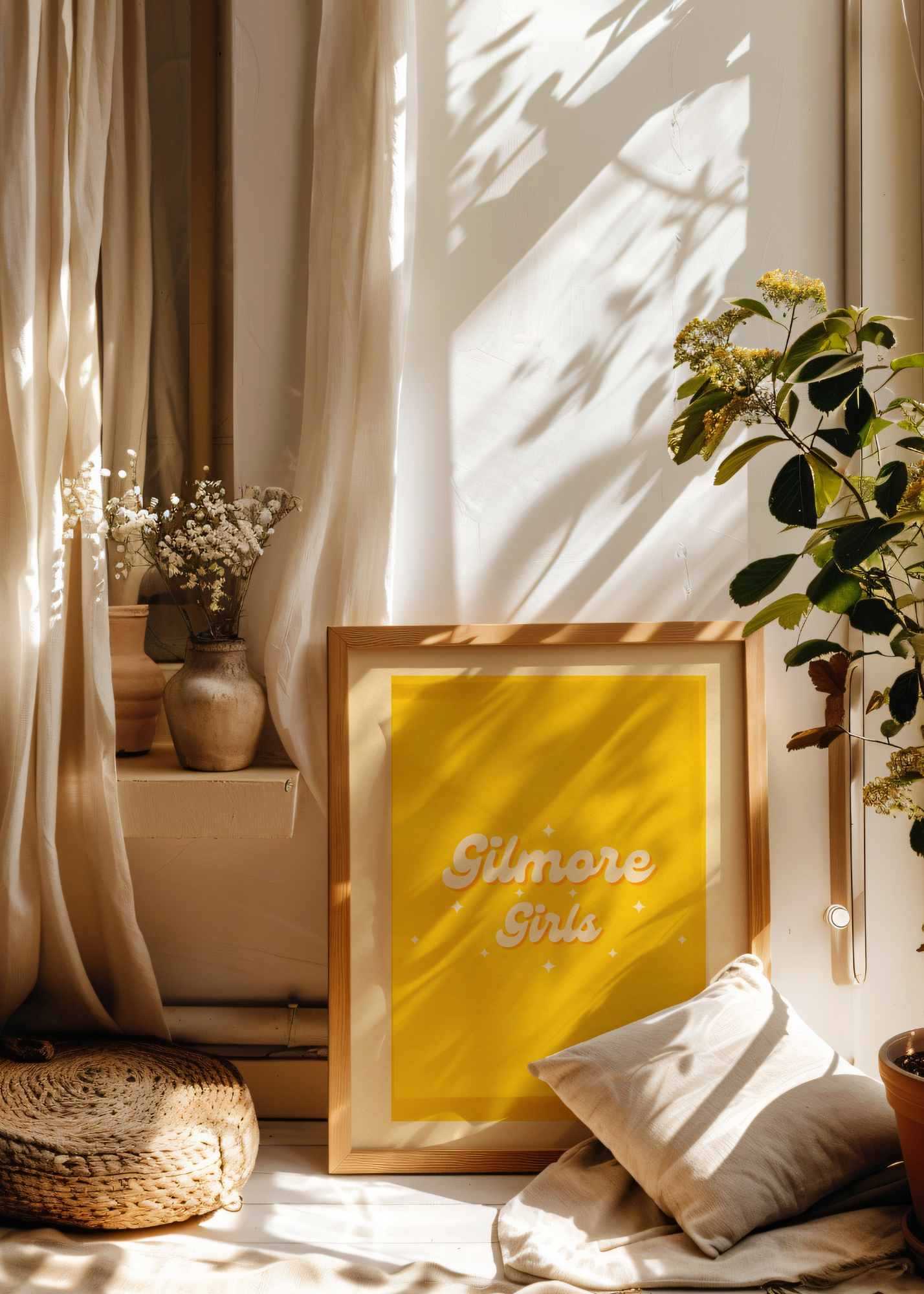 Gilmore Girls, Yellow— Digital Art Print
