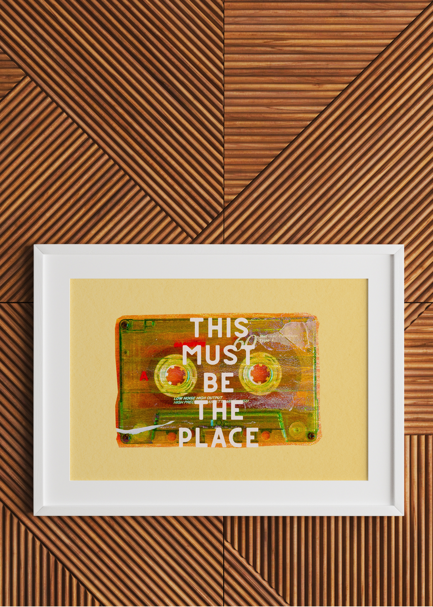 This Must Be the Place, Yellow— Digital Art Print