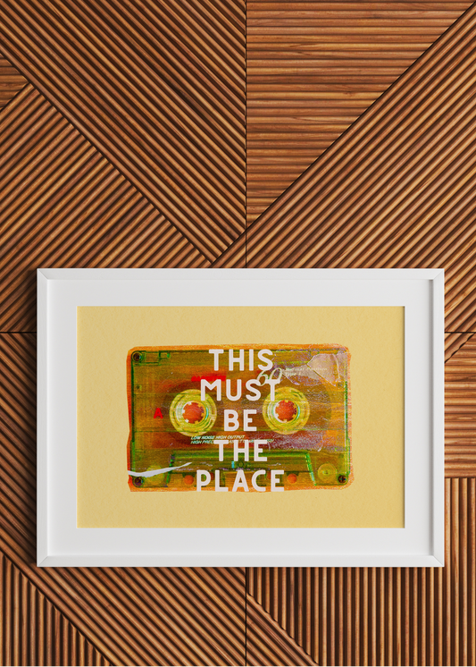 This Must Be the Place, Yellow— Digital Art Print