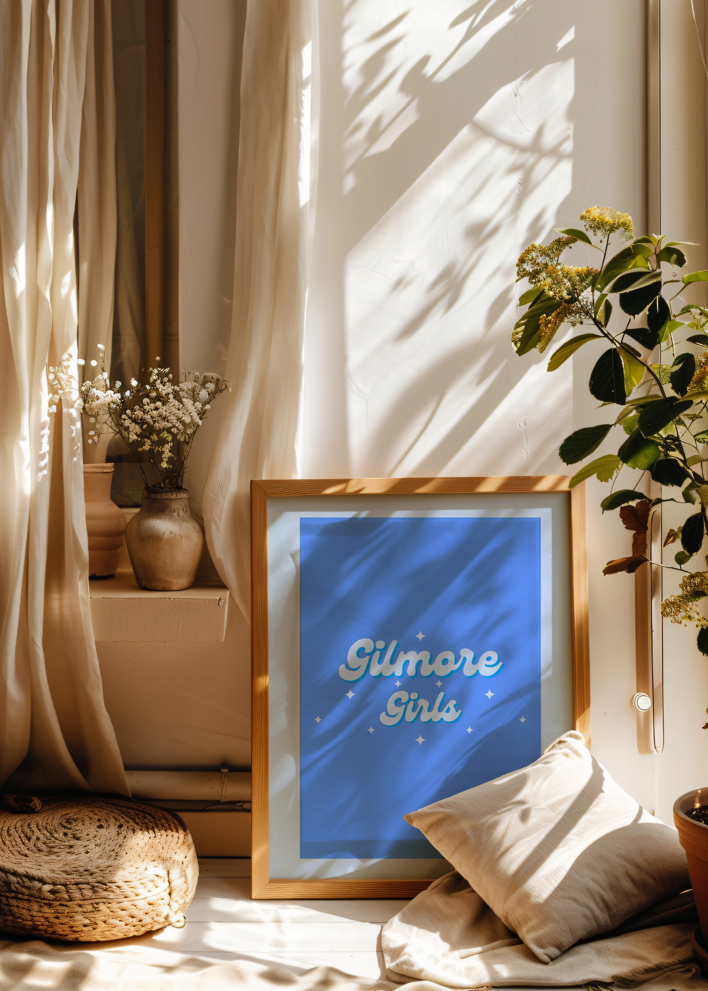 Gilmore Girls, Blue— Digital Art Print