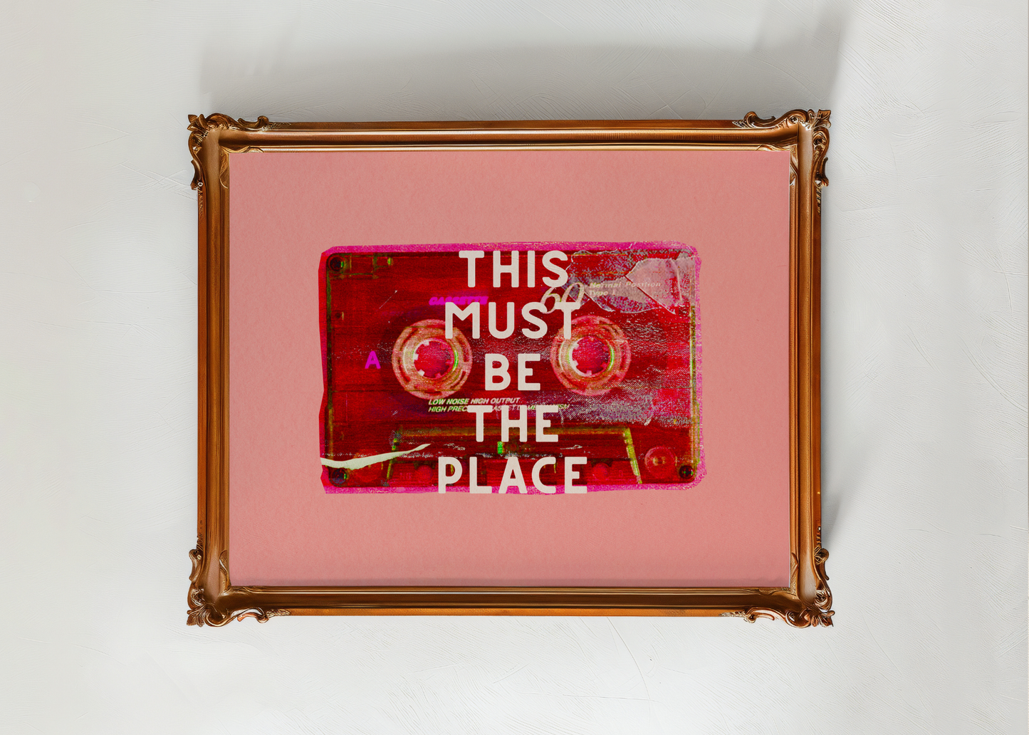 This Must Be the Place, Pink— Digital Art Print