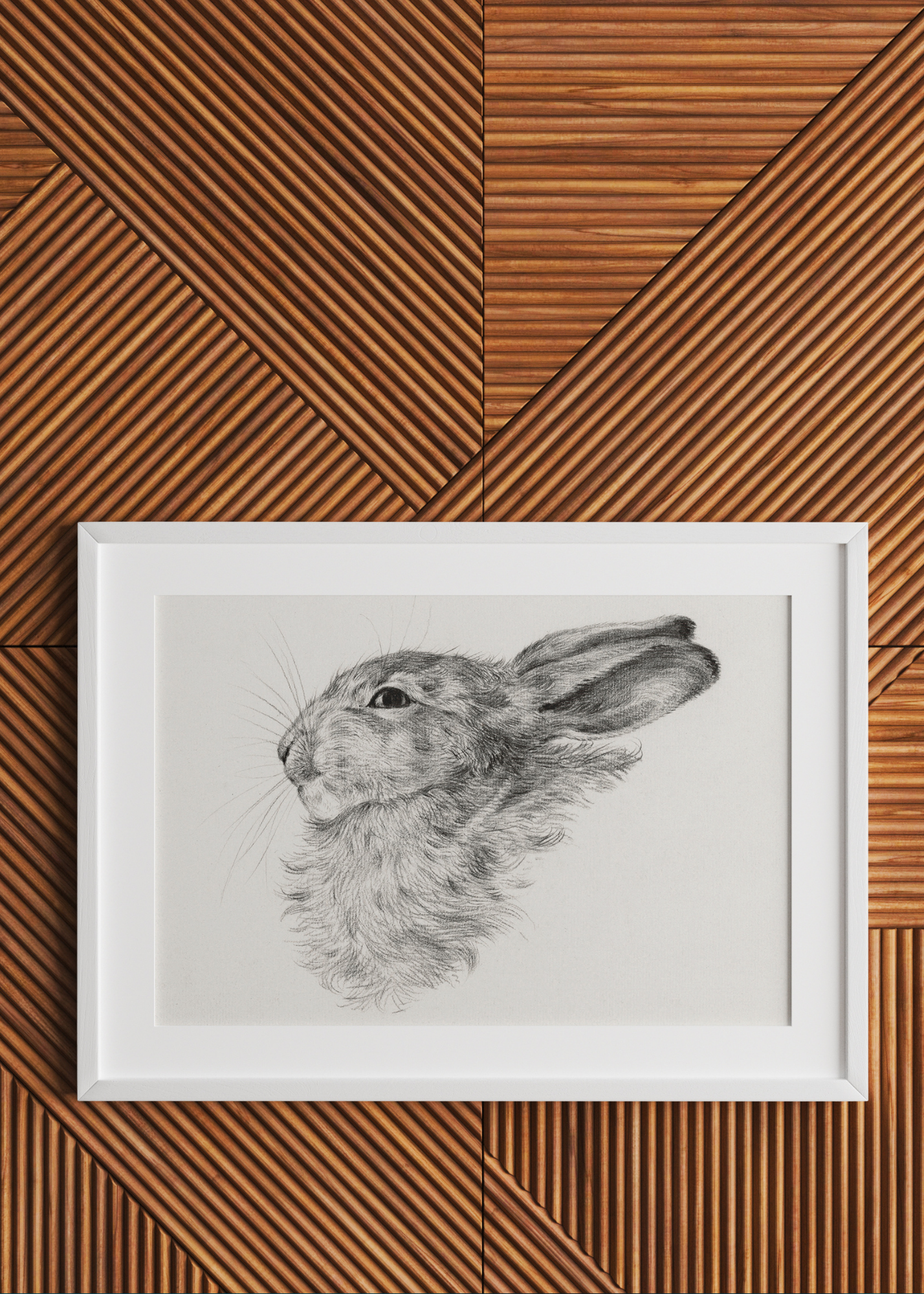 Rabbit's Head— Digital Art Print