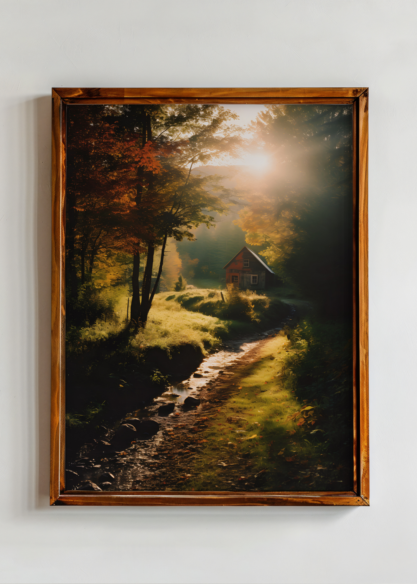 Sunlit Retreat— Digital Art Print