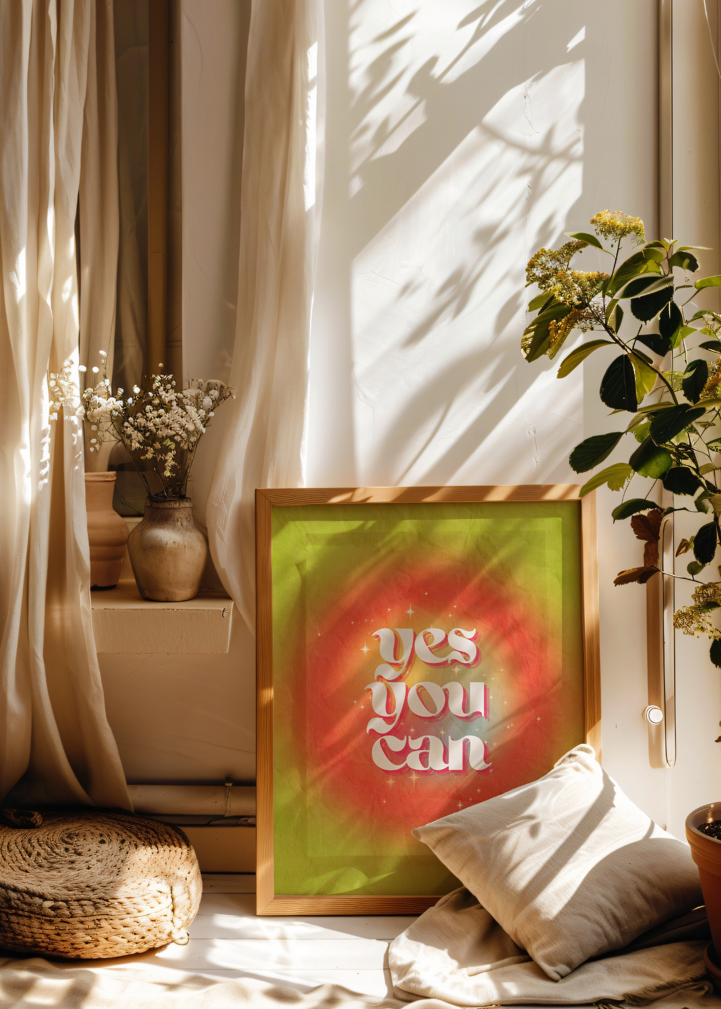 Yes You Can— Digital Art Print