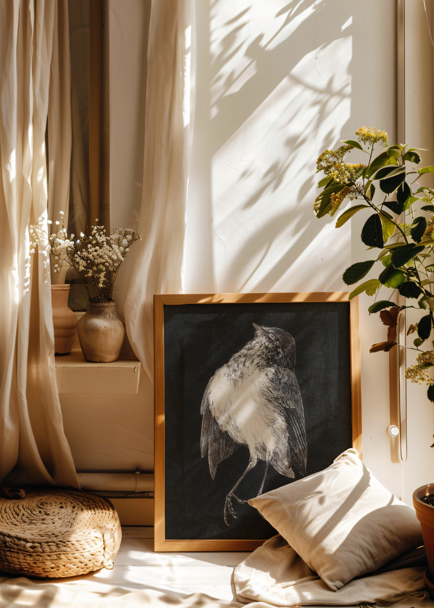 Dead Robin— Digital Art Print