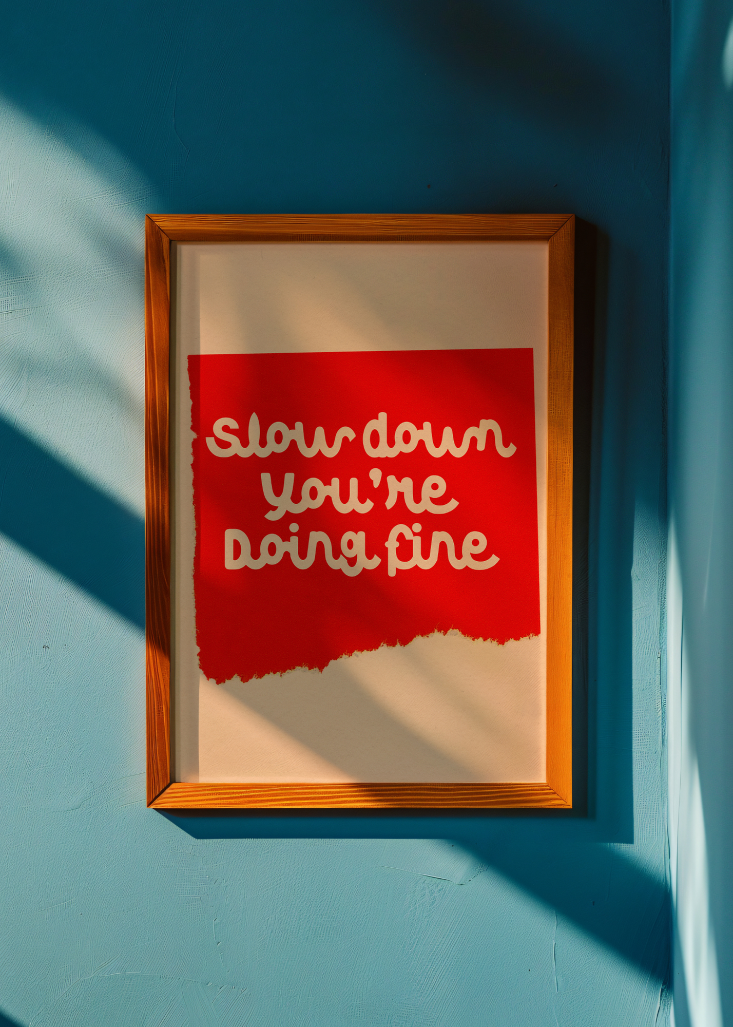 Slow Down— Digital Art Print