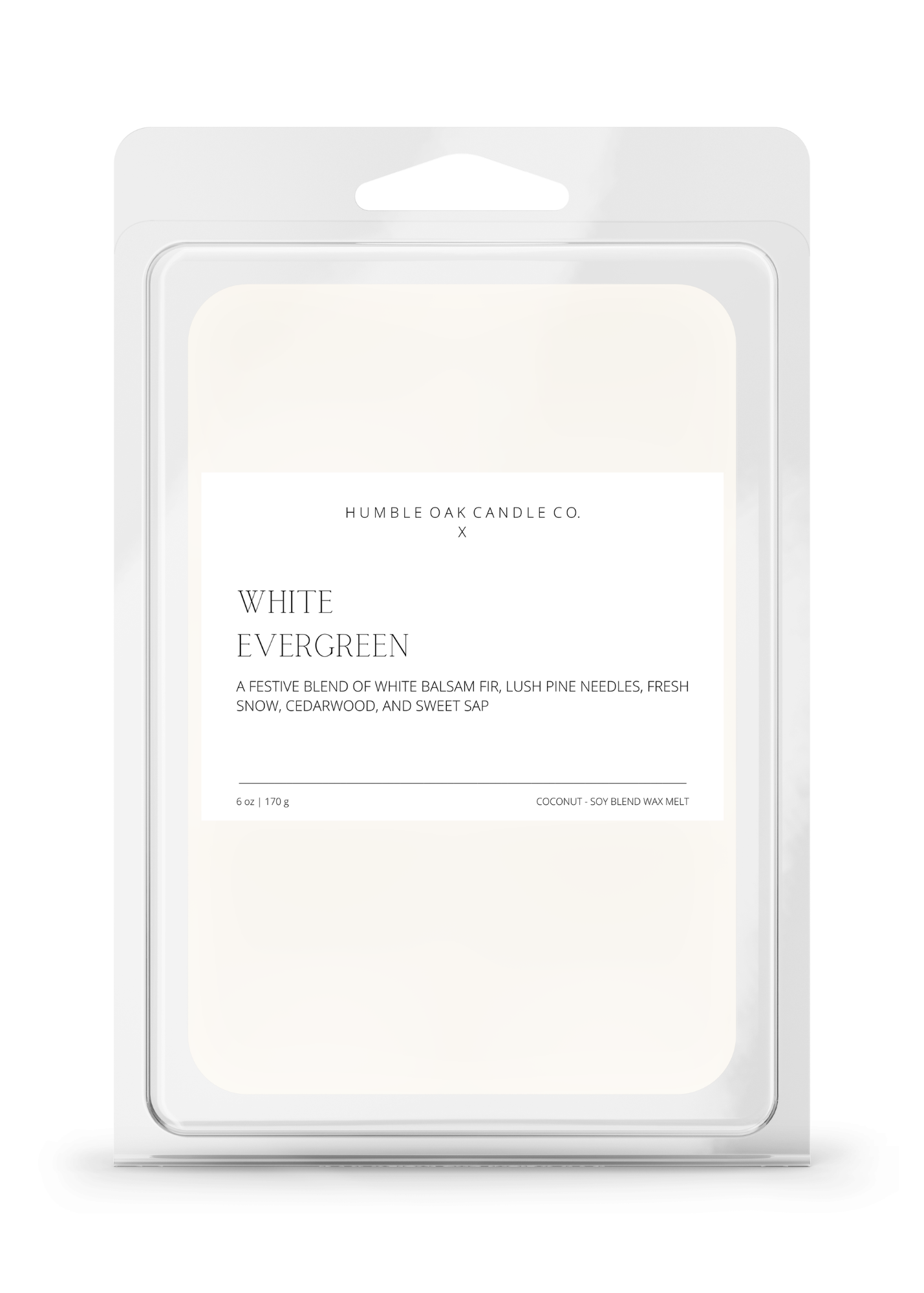White Evergreen— Wax Melt