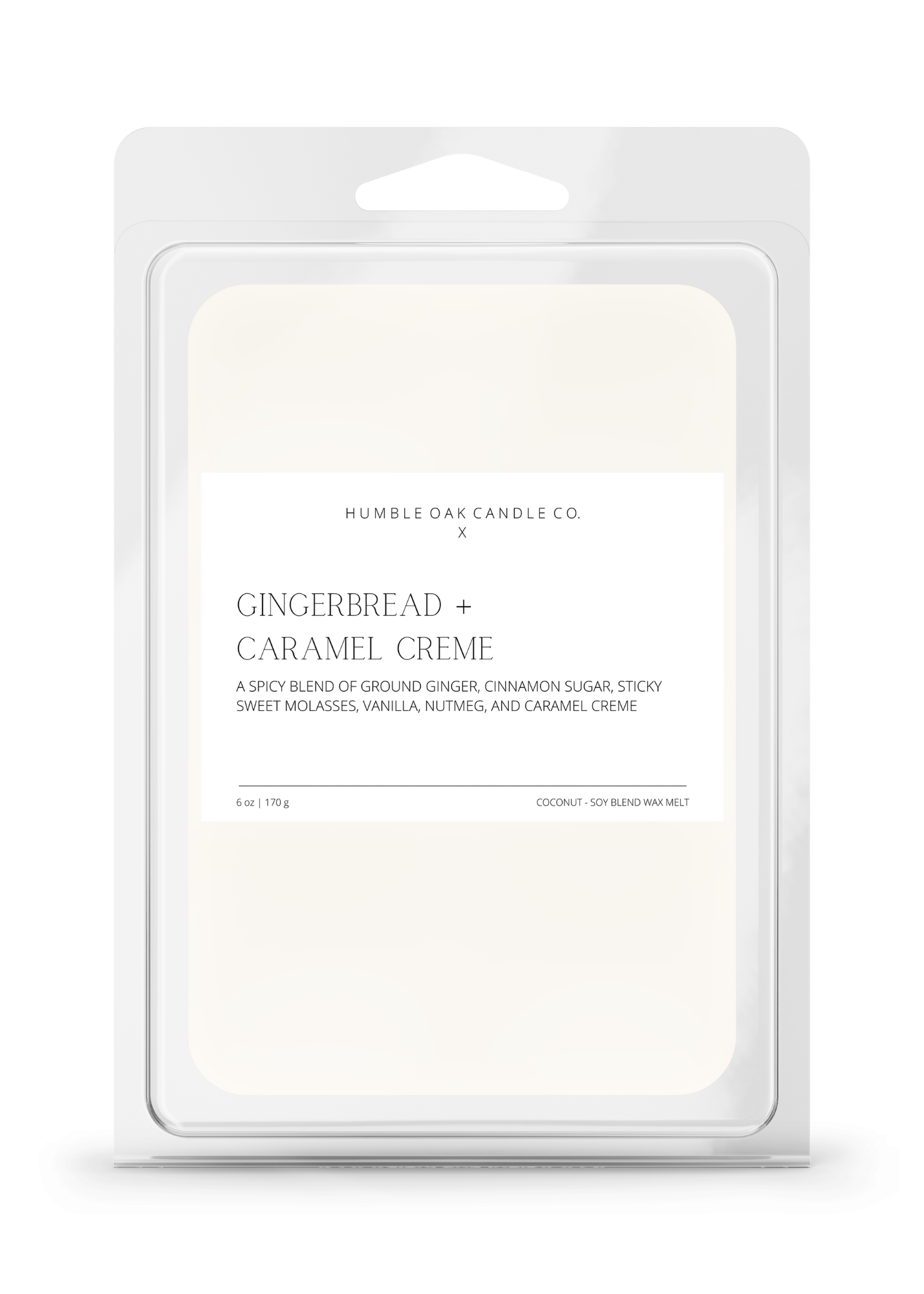 Gingerbread + Caramel Creme— Wax Melt