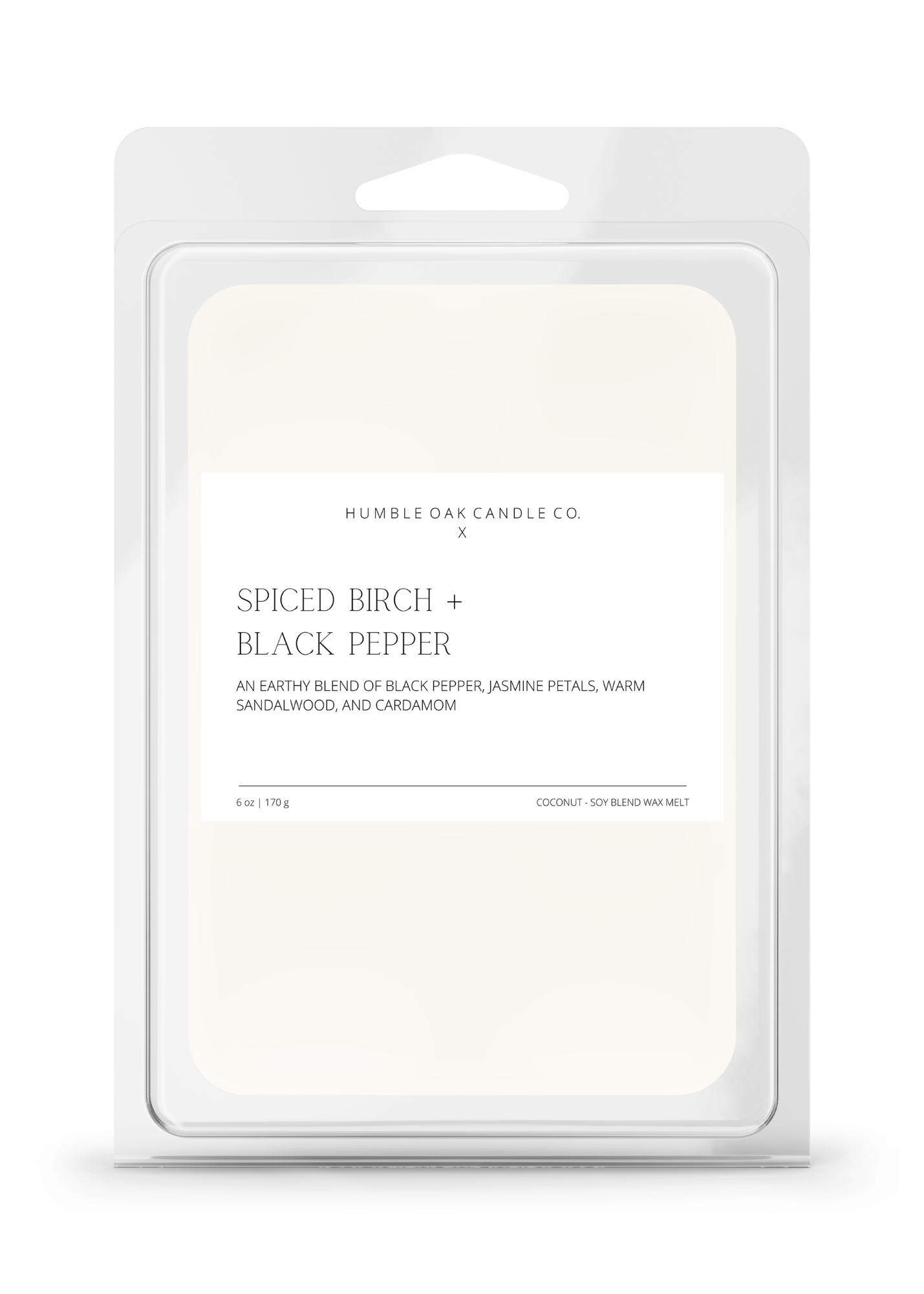 Spiced Birch + Black Pepper— Wax Melt