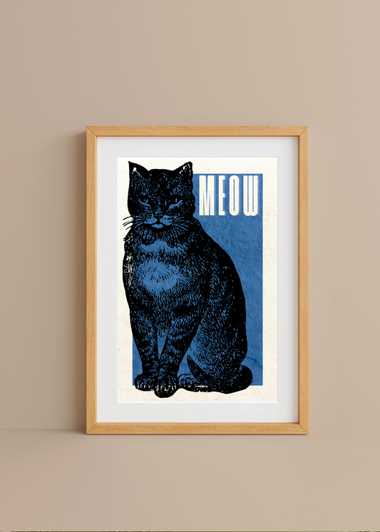 Meow— Digital Art Print