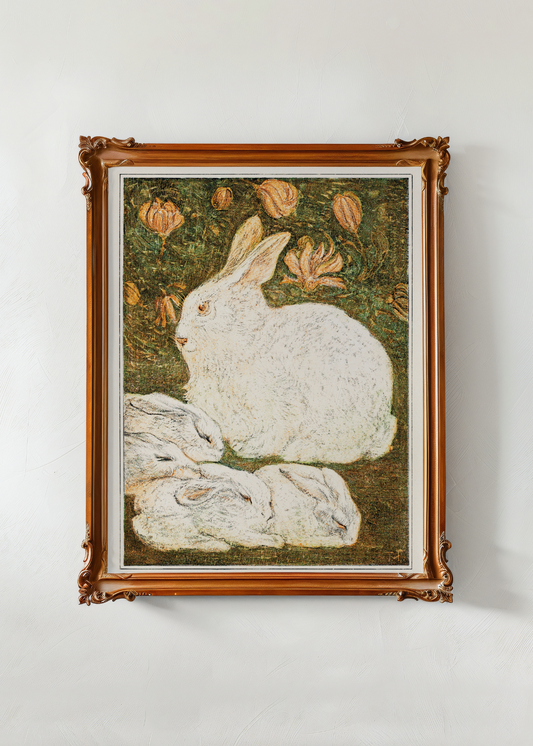 Rabbits— Digital Art Print