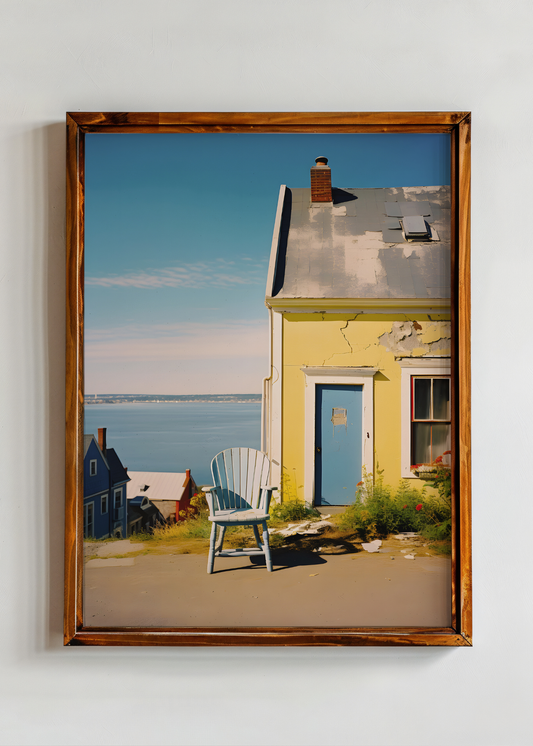 Seaside Stillness— Digital Art Print