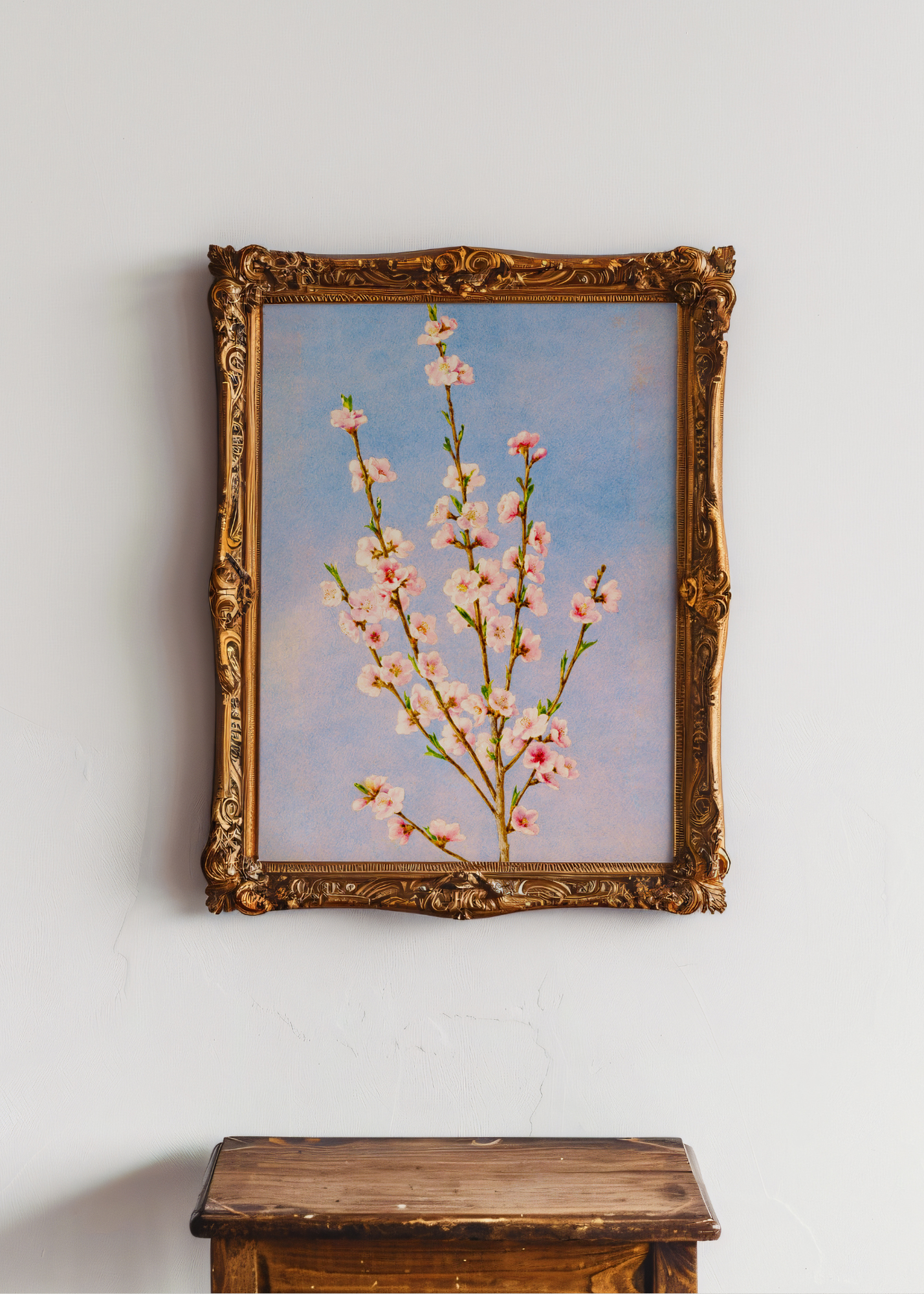 Peach Blossoms— Digital Art Print