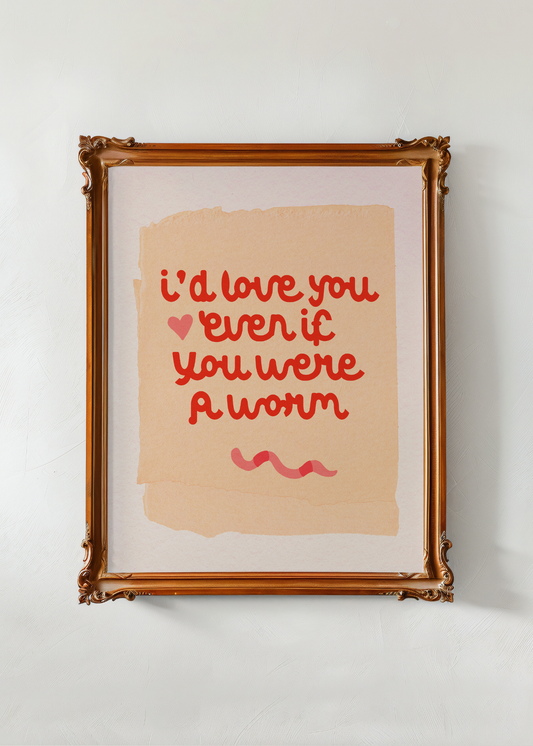 Worm— Digital Art Print