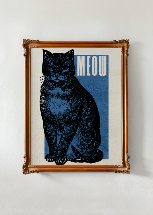 Meow— Digital Art Print