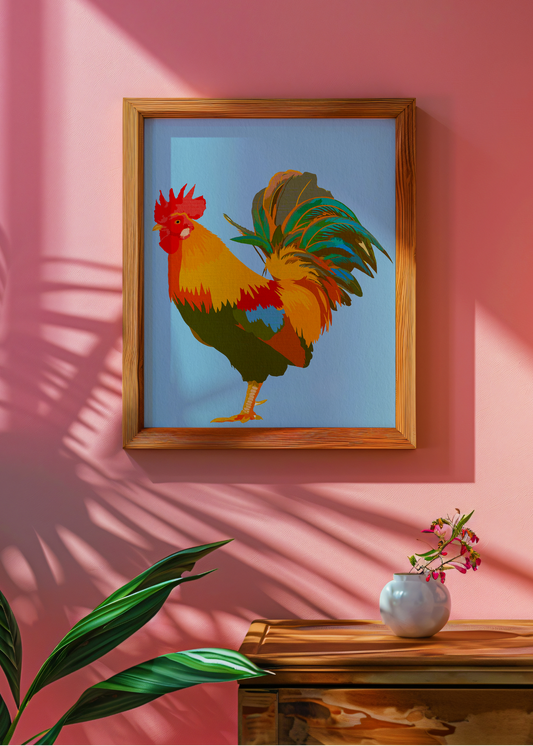 Chicken— Digital Art Print