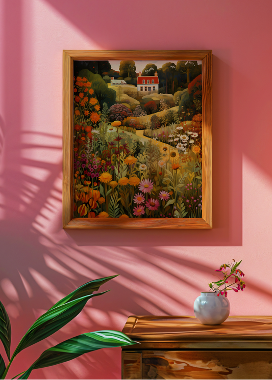 Wildflower Way— Digital Art Print