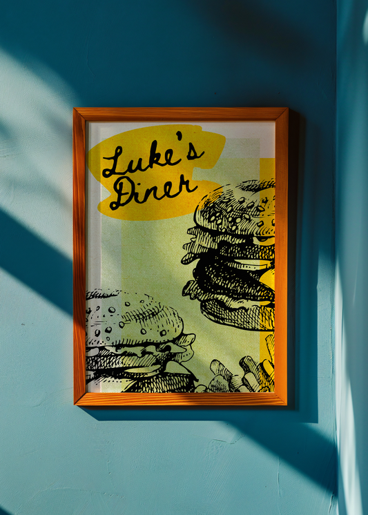 Luke's Diner — Digital Art Print
