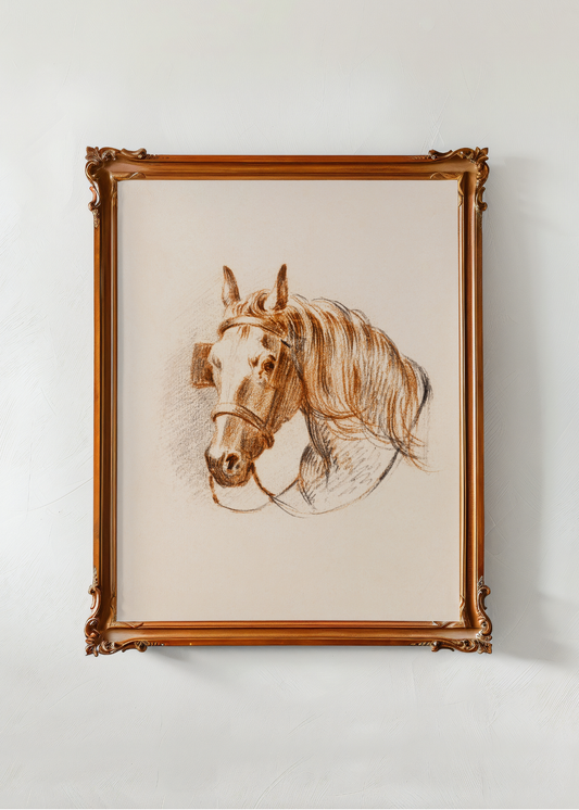 Horse Head— Digital Art Print