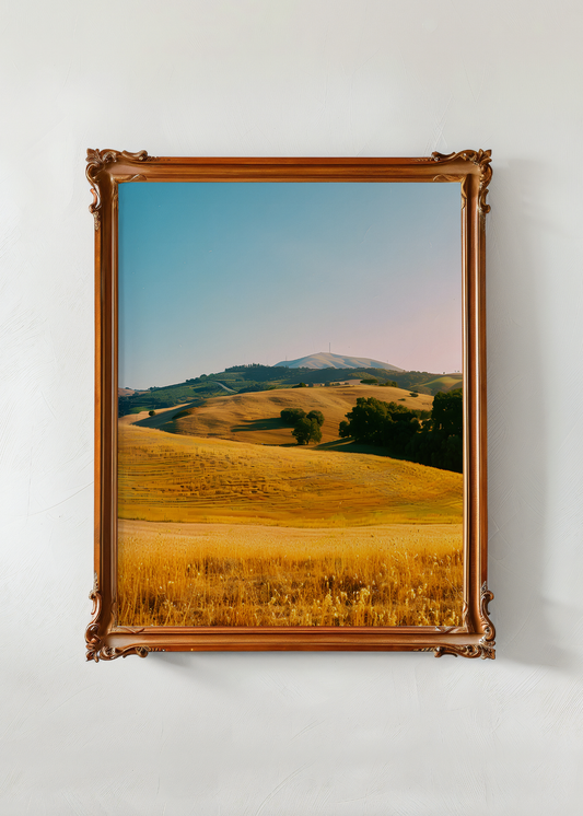 Fields of Quiet Gold— Digital Art Print
