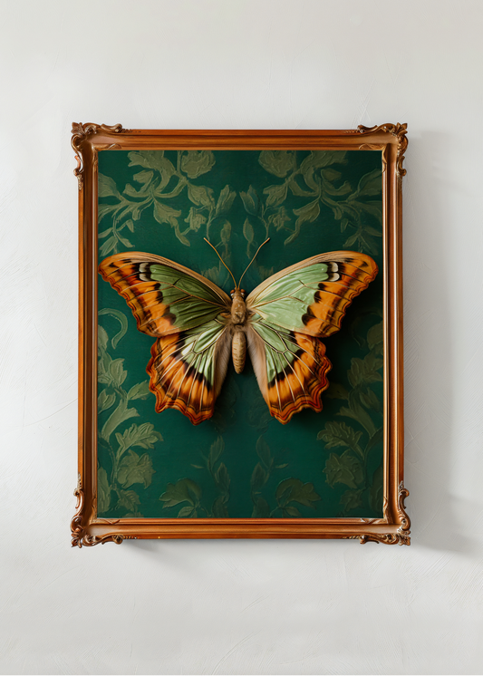 Green Butterfly 2— Digital Art Print